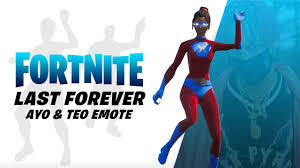 You can buy this emote in the fortnite item shop. Fortnite Last Forever Emote Ayo Teo Dance Tiktok Dance Youtube
