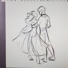 Sketching In Autodesksketchbook Drawing Sketch Autodesksketchbook Sketchbookpro Digitalart Romantic Couple Pencil Sketches Dancing Drawings Sketches