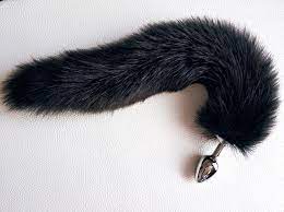 Fox Tail Plug Butt Plug Black Cat Tail Butt Plug Ddlg Fox Tail - Etsy Norway