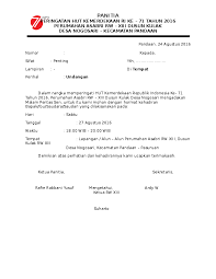 Contoh surat undangan rapat warga dilingkup rt dan rw. 970 Koleksi Contoh Surat Undangan Agustusan Untuk Kepala Desa Gratis Terbaik Contoh Undangan