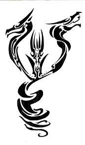 Pin By Hydra H On Hydra Mythology Tattoos Tribal Drawings Dragon Tattoo Designs
