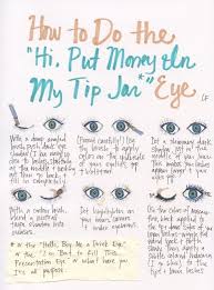My Closet In Sketches How To Do The Hi Put Money In My Tip Jar Eye Makeup Make Up Beauty Hacks