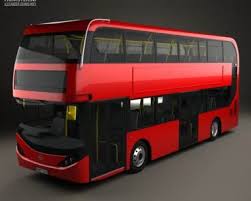 3d Model Of Alexander Dennis Enviro400 Double Decker Bus 2015 Double Decker Bus Bus Decker
