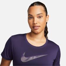 Women's Nike Dri-Fit Swoosh Blue Violet short-sleeved jersey