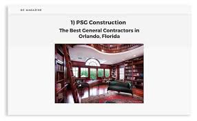 Maybe you would like to learn more about one of these? Psg Construction Is Named Best General Contractor In Orlando Psg Construction