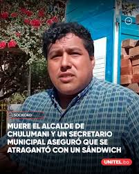 Ramiro Navia Avendaño, alcalde de Chulumani, La Paz, falleció este fin de  semana confirmaron desde el mismo municipio. La autoridad había sido visto  participando de una actividad pública un día antes en
