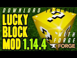 Craft 15 types of lucky blocks and take your chances of getting every item in minecraft pe almost for free. Lucky Block Mod 1 14 4 Minecraft How To Download Install Lucky Block 1 14 4 With Forge Youtube