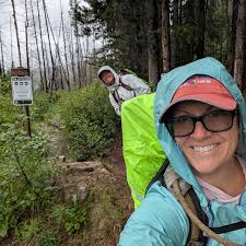 Took a little pre- Bob evening trial hike with full packs and the four of  us who are backpacking together. About 6.46 miles and 787 feet elevation  gain around Beaver Lakes Trails.
