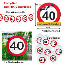 Contact geburtstags grußbilder on messenger. 40 Geburtstag Verkehrsschild Party Deko Set Riesenschild Gartenschild Wimpelk Kaufen Bei Schreibers Shop Vertriebs Gmbh Co Kg