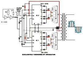 How To Build A High Eifficiency Modified Sine Wave Inverter Circuit Diagram True Sine Wave Inverter Circuit Diagram Circuit Diagram Sine Wave Circuit