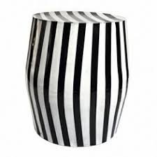 Black And White Garden Stool Image Result For Black And White Striped Garden Stool Garden Stool Decor Black And White
