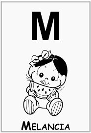 Imagens da letra m para pintar. Desenho De Alfabeto Da Turma Da Monica Letra M Para Colorir Tudodesenhos