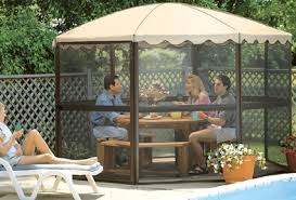 H mosquito net, privacy screen and planter. Round Octagonal Gazebos Free Standing Screen Rooms