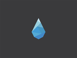 Check Out Animated Css Poly Drop By Michael Lee Michael Lee On Codepen And The Dribbble Shot That Inspire Water Drop Logo Graphic Design Branding Water Logo