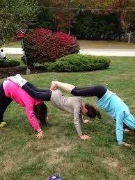 3 Person Stunts Cool Yoga Poses Group Yoga Poses 21 Day Workout