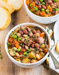 Jun 12, 2014 · crock pot ham and beans years ago, the perfect pot of beans used to elude me but then i found my friend tina's recipe over on mommy's kitchen and it turned out wonderfully. Slow Cooker Ham And Bean Soup Healthy Crockpot Recipe