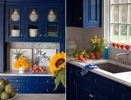 Kitchen cabinets near brooklyn, ny. Color In The Kitchen Chinese Porcelain Blue Blue Kitchen Cabinets Blue Kitchens House Beautiful Kitchens
