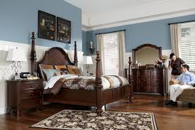 Ashley furniture bedroom sets discontinued. Flemingsburg Poster Bedroom Set In Burnished Brown