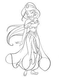 Subscribe for more fun new coloring videos everyday.have your imagination go wild and wide. Princess Jasmine Aladdin Coloring Pages Crazypurplemama