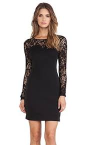 Bobi Black Jersey Long Sleeve Dress In Black Vestidos Con Tacones Vestidos De Dama Vestidos