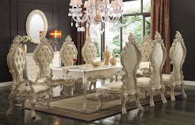 The White Royal Dining Room Formal Dining Room Sets Luxury Dining Luxury Dining Room