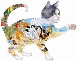 Plus, discover the deals to make puzzle night a cheap one. Cat Shaped Jigsaw Puzzles Adorable Shaped Cat Jigsaw Puzzles Shaped Jigsaw Puzzles Cat Jigsaw Puzzle Cat Art