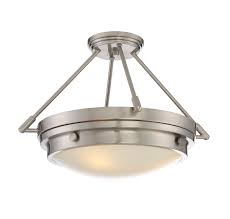 Maybe you would like to learn more about one of these? Savoy House Lucerne 3 Light Semi Flush In Satin Nickel From Savoy House Accuweather Shop