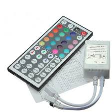 44 Key Ir Remote Controller For 2 Strips Of Rgb Led Strip Dc 12v Led Strip Strip Lighting Rgb Led