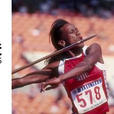 Entrega da medalha de ouro e hastear da bandeira de portugal. Heptathlon Seoul 1988