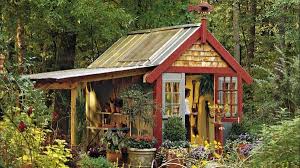 Shed With Style Southern Living House Plans Cheap Garden Sheds Backyard Cabin Backyard
