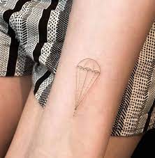 This army parachute tattoo idea features a large parachute with words inspired by the army. Parachute By Jakub Nowicz Gorgeous Tattoos Tattoos Inspirational Tattoos