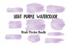 Watercolor vectors and psd free download. Light Purple Watercolor Brush Strokes Background Bundle Png 251877 Sublimation Design Bundles