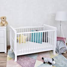 Needsleep rausfallschutz kinderbett komplett bett mit matratze. Babybett Kinderbett Juniorbett Umbaubar Weiss Massivholz 140x70 Neu Ebay