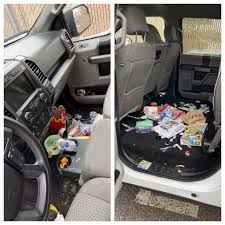 That's good enough for me, thanks. I Work At A Rental Car Company And This Is A Truck That Got Returned Today Trashy