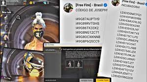 Actualizado ✅ códigos de free fire para reclamar premios y regalos gratis ☝ (cajas, skins, emotes, diamantes ¡y más!) en tu cuenta. Garena Liberou Novos Codigos Para Ganhar Muitas Skins De Graca E O Joseph E Nova Mochila Fre Fire Youtube