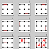Each square grants you a number of points. 1
