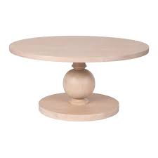 Shop round oak pedestal coffee table at bellacor. Round Pedestal Cocktail Table Additional Finishes Available Scenario Home