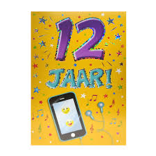 Kaart That Funny Age 12 Jaar At1013 1234feest Nl
