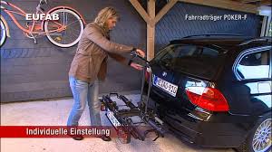 Eufab Fahrradtrager Poker F Youtube