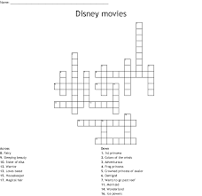 Add more fun with a disney theme. Disney Movies Crossword Wordmint