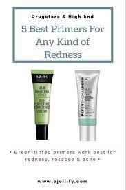 Best Primers For Redness And Rosacea Green Tinted Primers Best Primer Redness Color Correcting Primer