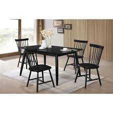 Browse a large selection of kitchen and dining room tables, including wood, metal, plastic and glass dining table ideas in round, oval and rectangular designs. Titus Dining Tables T 3058b T Dining Table Black Rectangle From Tugg S Furniture Gallery