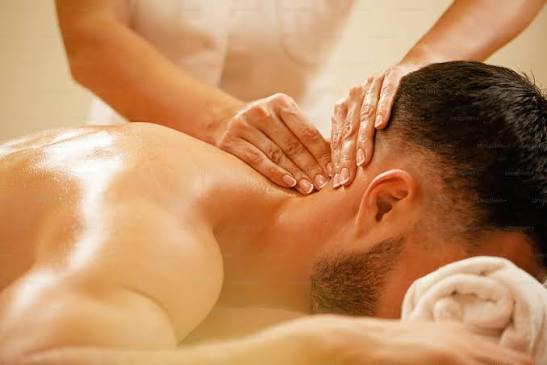 Deep tissue back massage