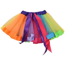 Details About Kids Lovely Handmade Colorful Tutu Skirt Girls Rainbow Tulle Tutu Mini Skir N7y9