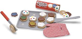 The only issue is that i thought the wooden parts slotted together when in fact they velcro together. Amazon Com Melissa Doug Slice And Bake Wooden Cookie Play Food Set Melissa Doug Toys Games