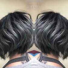 These Days Most Popular Short Grey Hair Ideas Days Grey Hair Ideas Most Popular Short The Short Grey Hair Transition To Gray Hair Hair Color Pastel