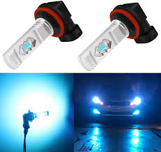 Amazon Com Alla Lighting 3600lm Xtreme Super Bright H16 H8 H11 Led Fog Light Bulbs 8000k Ice Blue 12v Eti 56 Smd Drl Replacement For Cars Trucks Automotive