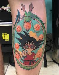Kid Goku Tattoo Done By Christina Harris Tip Top Tattoo In Downtown Fullerton Ca Tattoos Kid Goku Top Tattoos