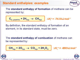 And the standard enthalpy of formation values: How To Calculate Standard Enthalpy Of Formation From Combustion Thermochemistry