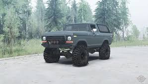 1970s era ford motor car co. Ford Bronco Custom U150 1978 For Mudrunner